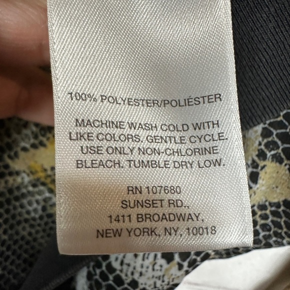 Sunset Rd sheer Y2k women's‎ blouse multicolor, sz 14, GUC - Picture 3 of 6